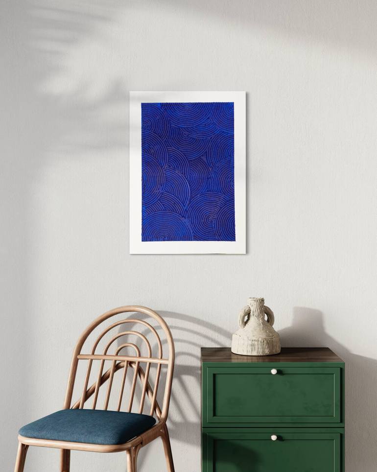Original Contemporary Abstract Painting by Zhazgul Maksat