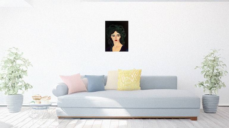 Original Abstract Painting by Ajnabi Kumari