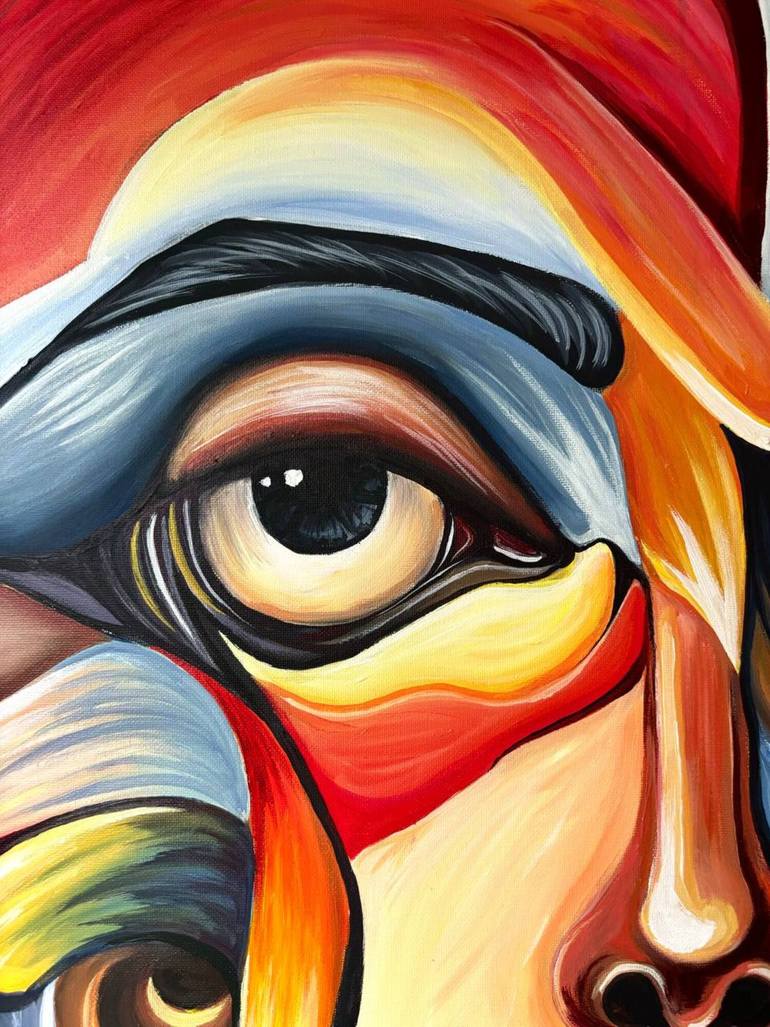 Original Abstract Expressionism Abstract Painting by Margo Nacai