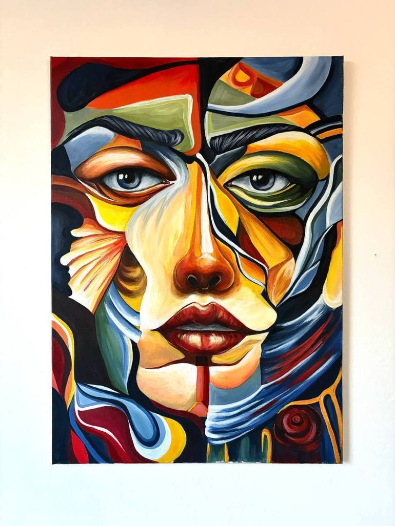 Original Abstract Expressionism Abstract Painting by Margo Nacai