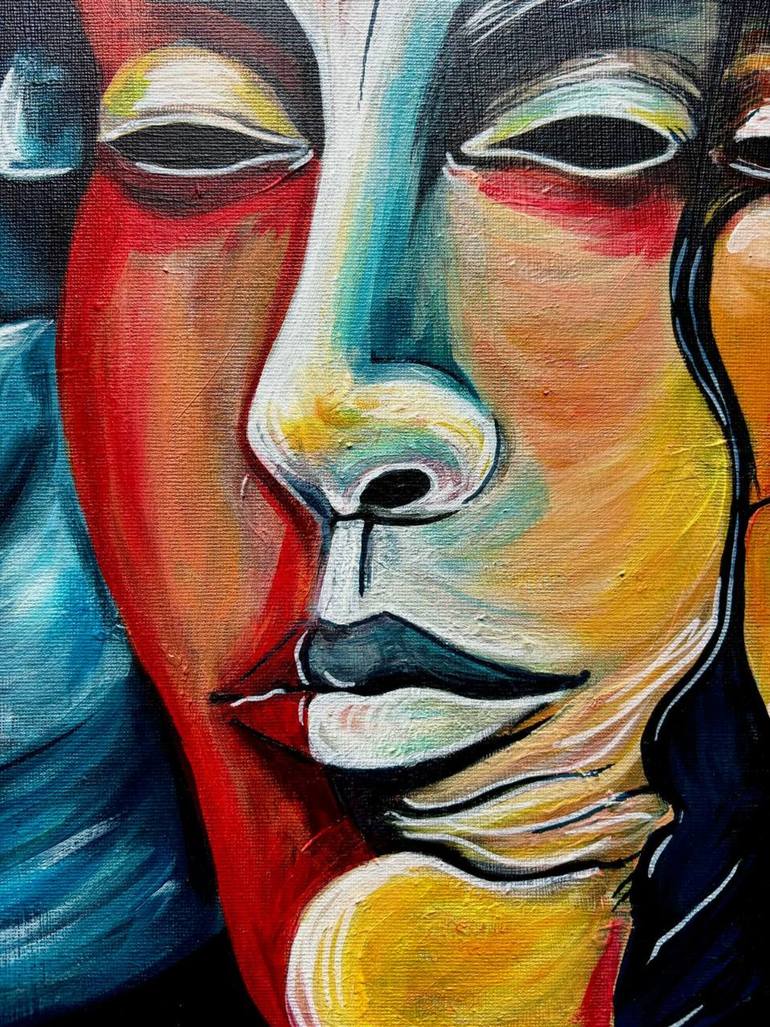 Original Abstract Expressionism Abstract Painting by Margo Nacai