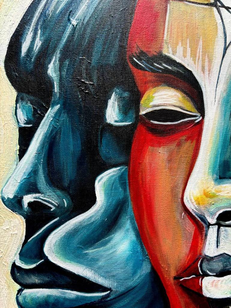 Original Abstract Expressionism Abstract Painting by Margo Nacai