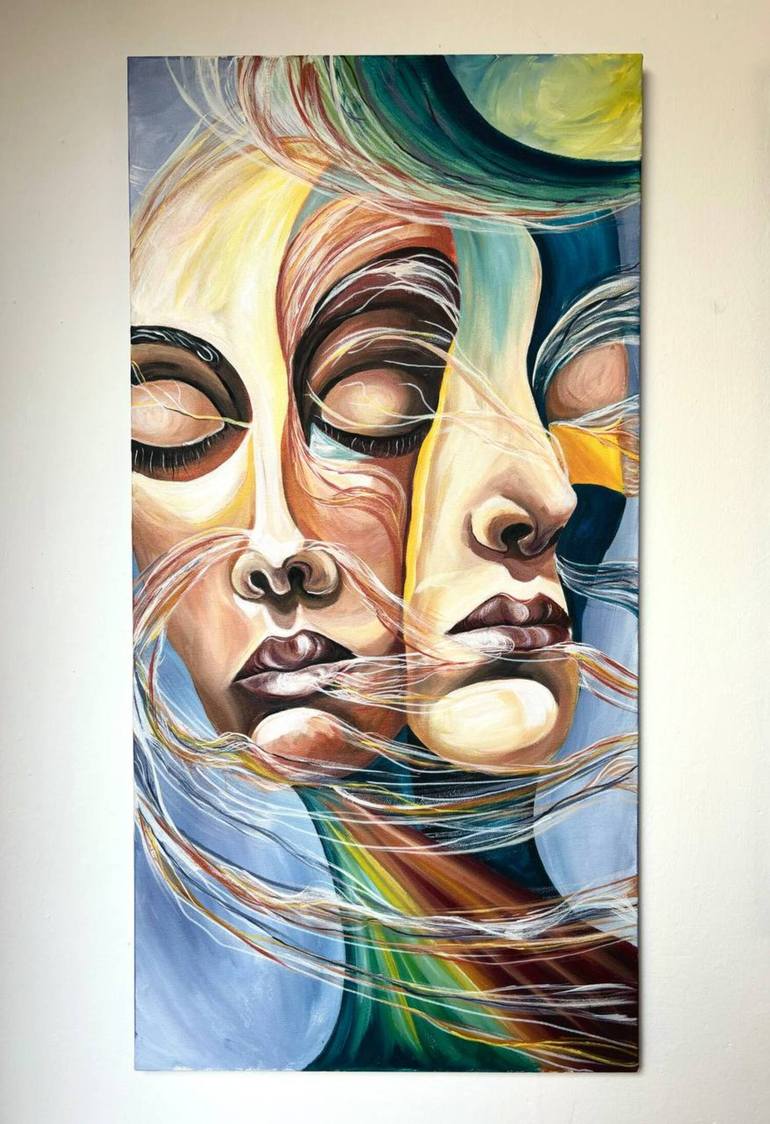 Original Abstract Expressionism Abstract Painting by Margo Nacai