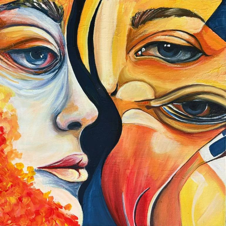 Original Abstract Expressionism Abstract Paintings by Margo Nacai
