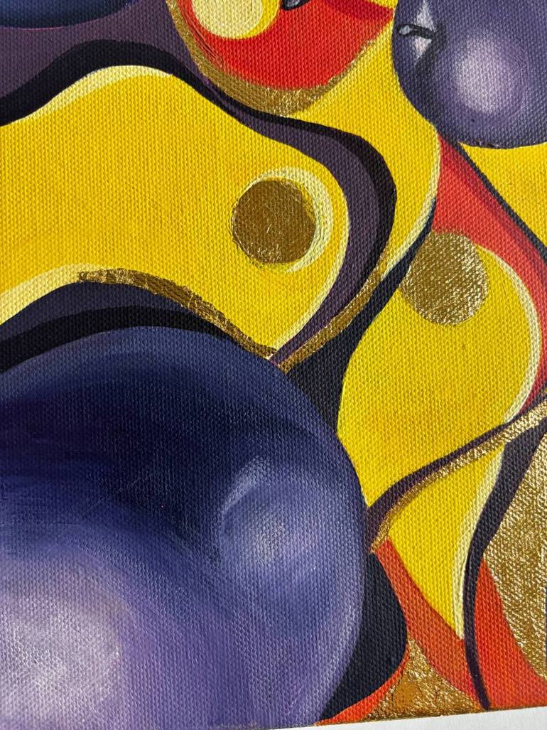 Original Abstract Expressionism Abstract Painting by Margo Nacai