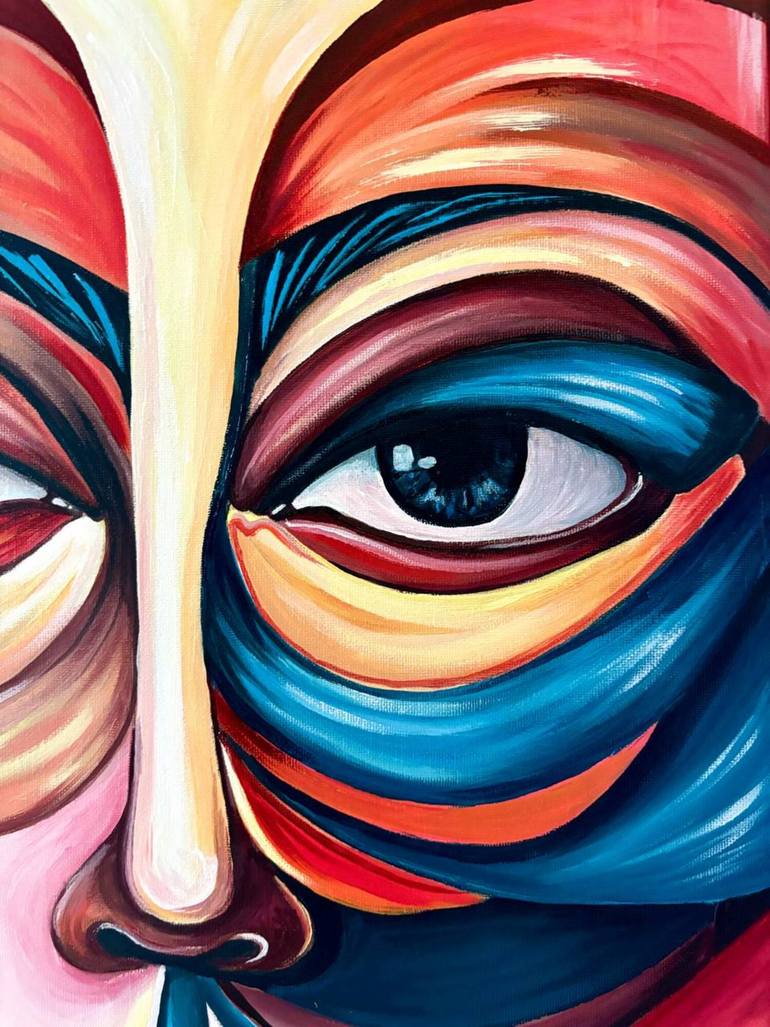 Original Abstract Expressionism Abstract Painting by Margo Nacai