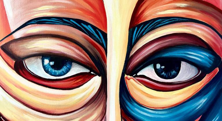 Original Abstract Expressionism Abstract Painting by Margo Nacai