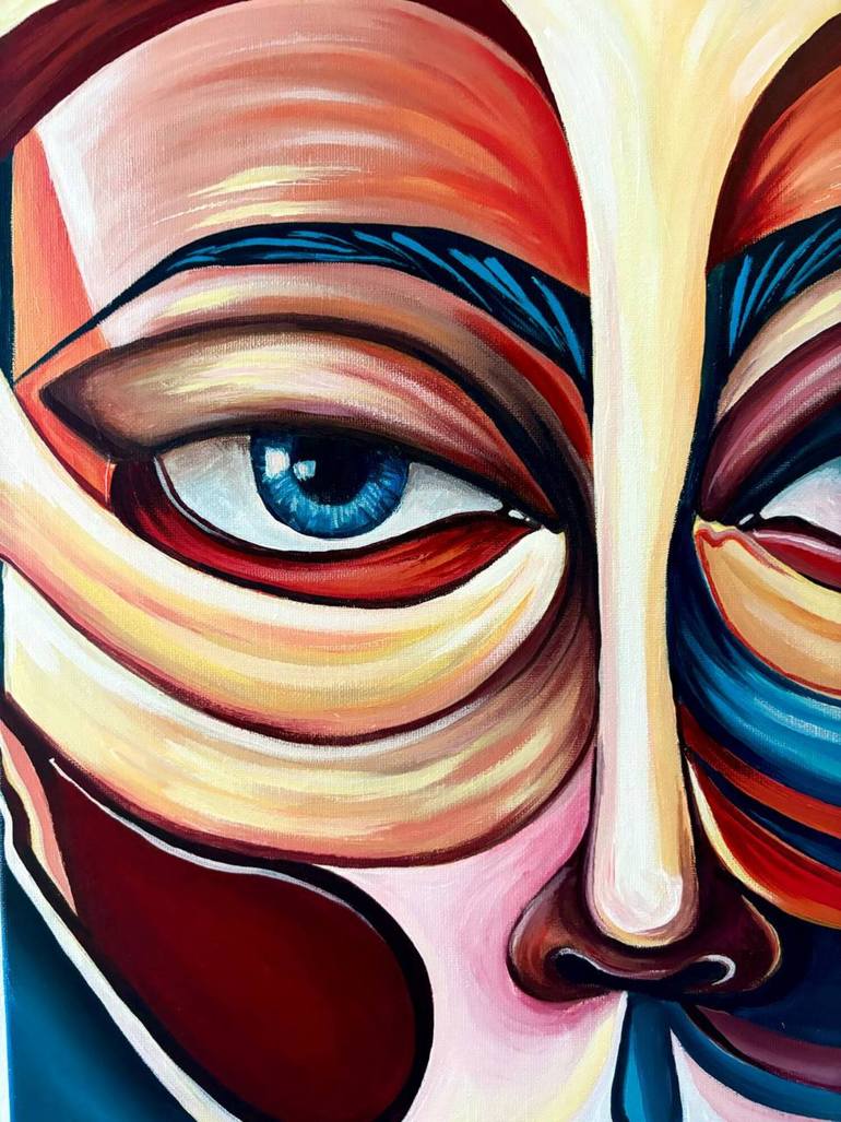 Original Abstract Expressionism Abstract Painting by Margo Nacai