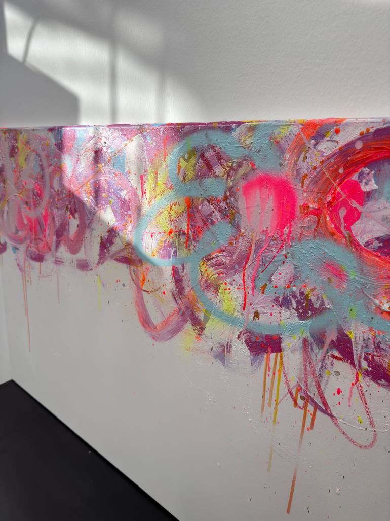Original Abstract Expressionism Abstract Painting by Carolyn Kraft