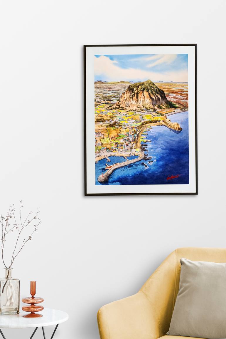 Original Illustration Nature Painting by Sangjin Lee
