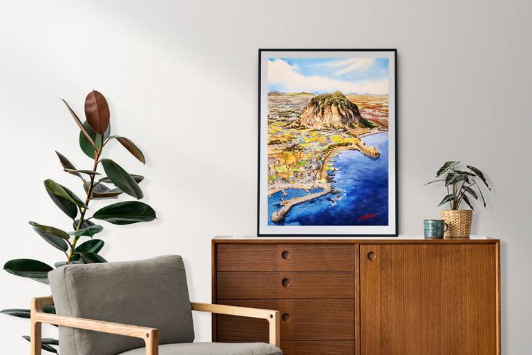Original Illustration Nature Painting by Sangjin Lee