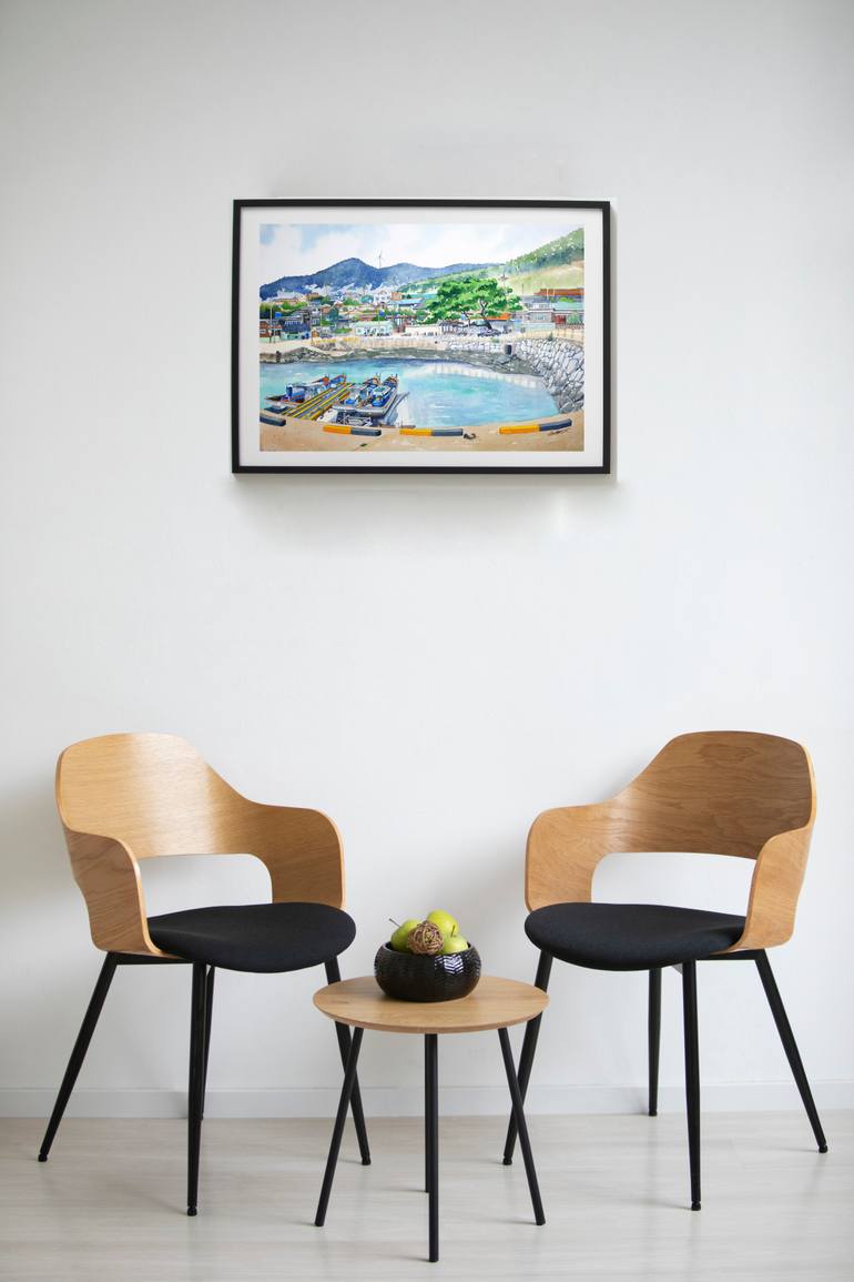 Original Illustration Nature Painting by Sangjin Lee