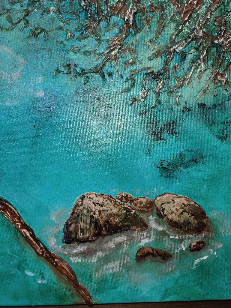 Original Surrealism Abstract Painting by Natalia Kison