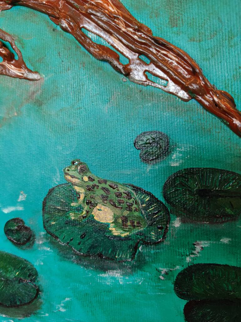Original Surrealism Abstract Painting by Natalia Kison