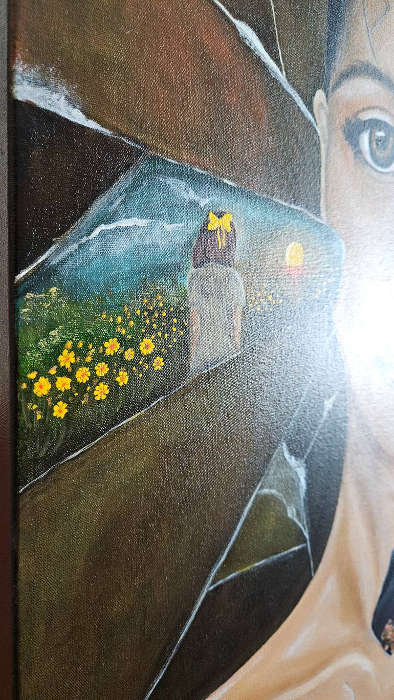 Original Expressionism People Painting by Azelina Evangelista
