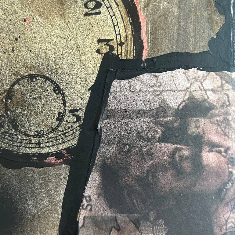 Original Symbolism People Mixed Media by Maurice Levin