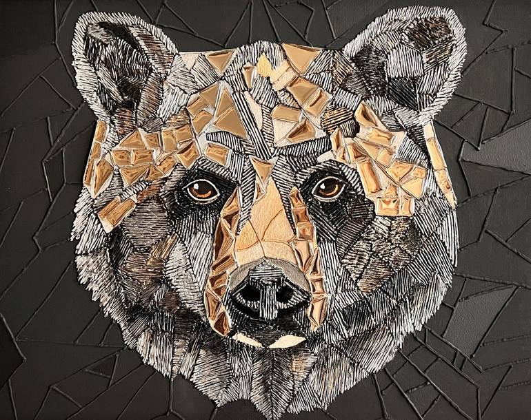 Original Modernism Animal Paintings by Kseniia Bielohrudova