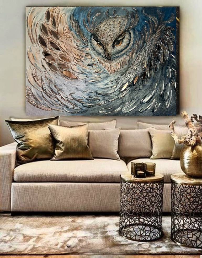 Original Contemporary Animal Painting by Kseniia Bielohrudova