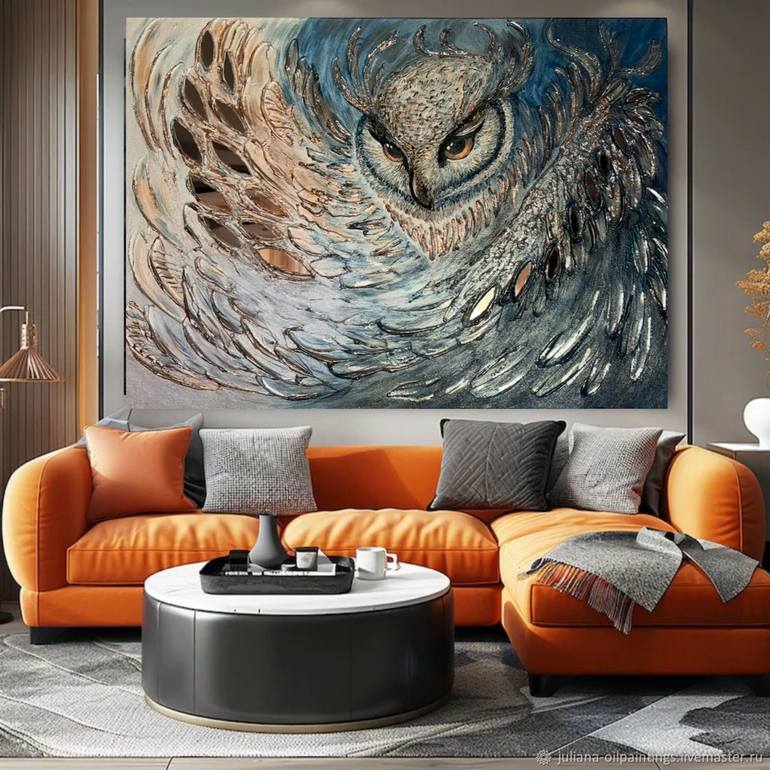 Original Contemporary Animal Painting by Kseniia Bielohrudova