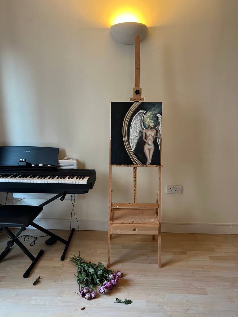 Original Figurative Abstract Painting by Ghazal Aghaei