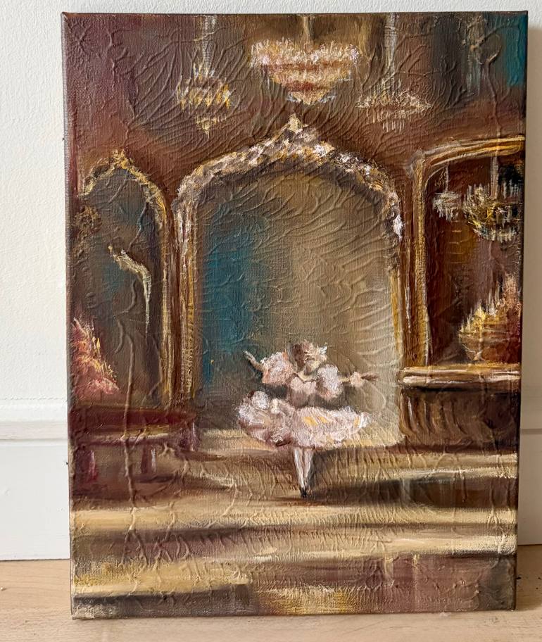 Original Abstract Expressionism Architecture Painting by Ghazal Aghaei