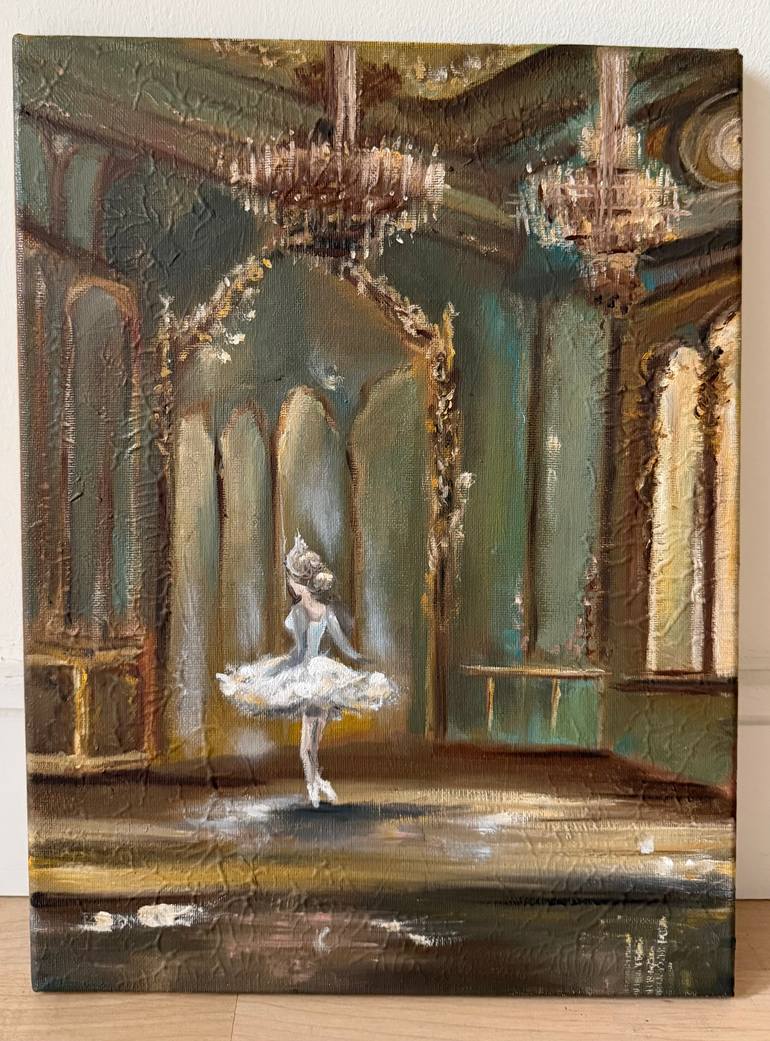 Original Abstract Expressionism Architecture Painting by Ghazal Aghaei