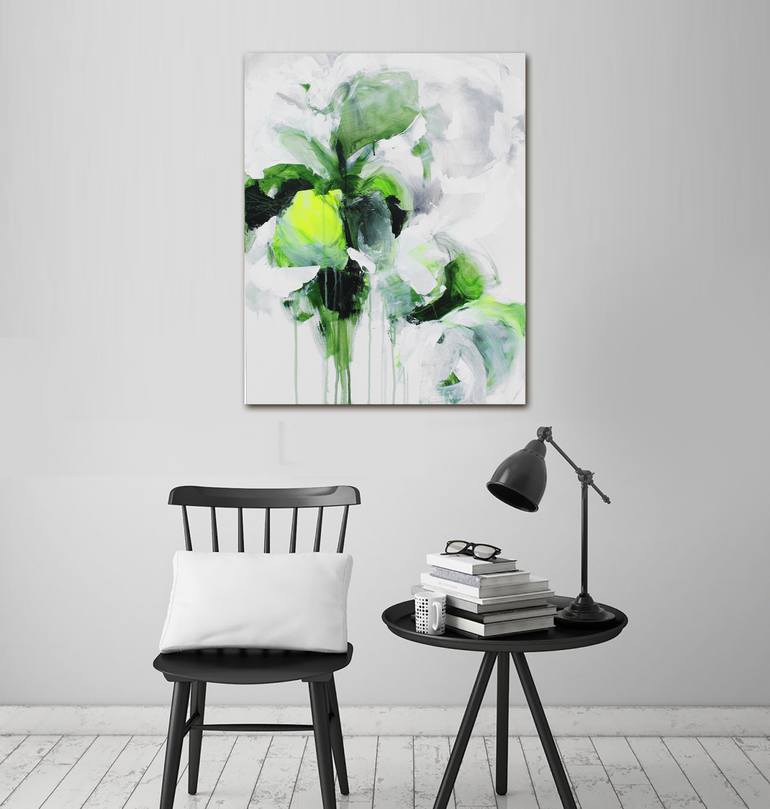 Original Abstract Expressionism Abstract Painting by Inna Geyyer