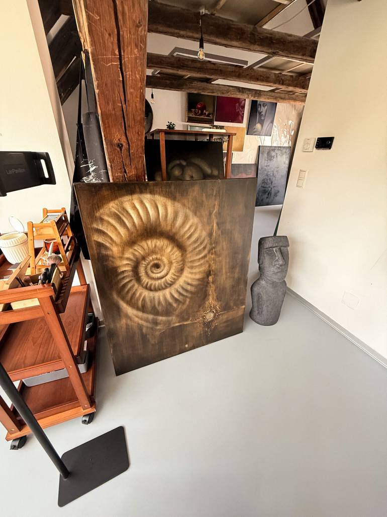 Original Conceptual Abstract Painting by Alexandra Ros