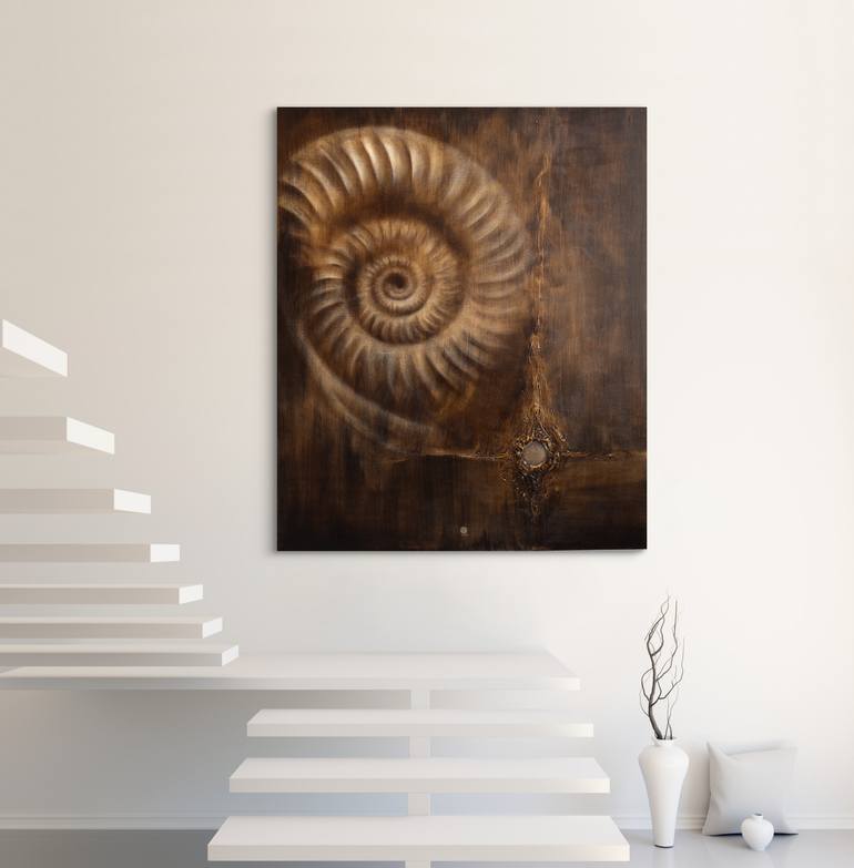 Original Conceptual Abstract Painting by Alexandra Ros
