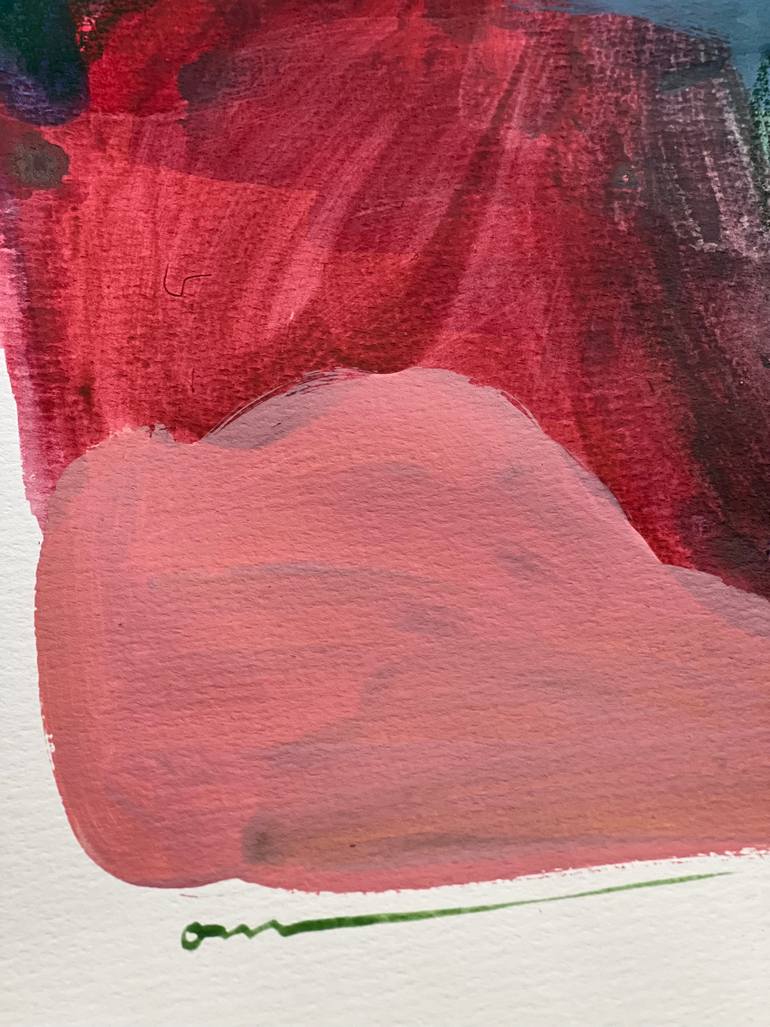 Original Abstract Expressionism Abstract Painting by Olga Meyzinger