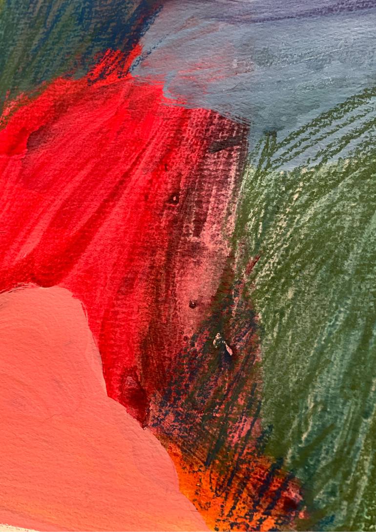 Original Abstract Expressionism Abstract Painting by Olga Meyzinger