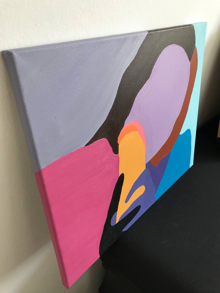 Original Pop Art Abstract Painting by Carola Bartolini