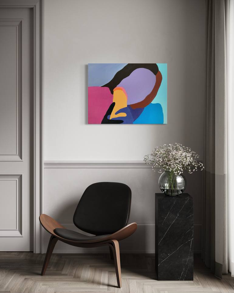 Original Pop Art Abstract Painting by Carola Bartolini