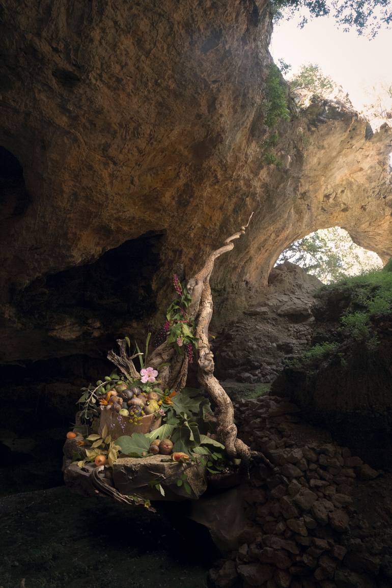 Original Still Life Photography by Nataliia Volkova | Baroque Art on Paper | Altar of the Fig Tree