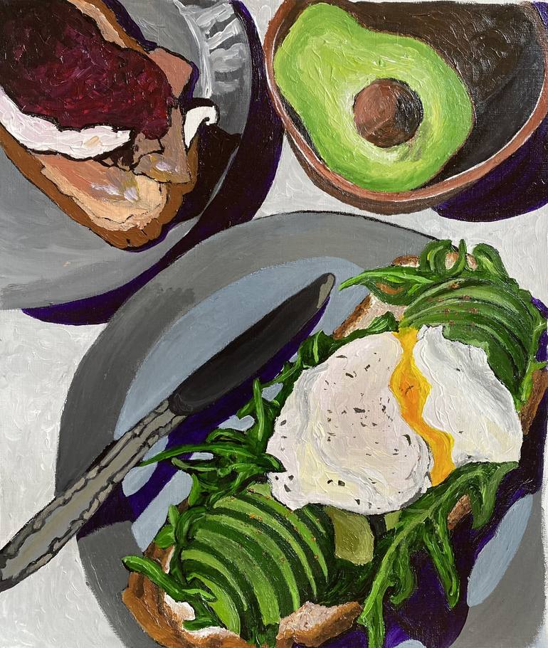 Print of Contemporary Food & Drink Paintings by Sylvia Hemenetz