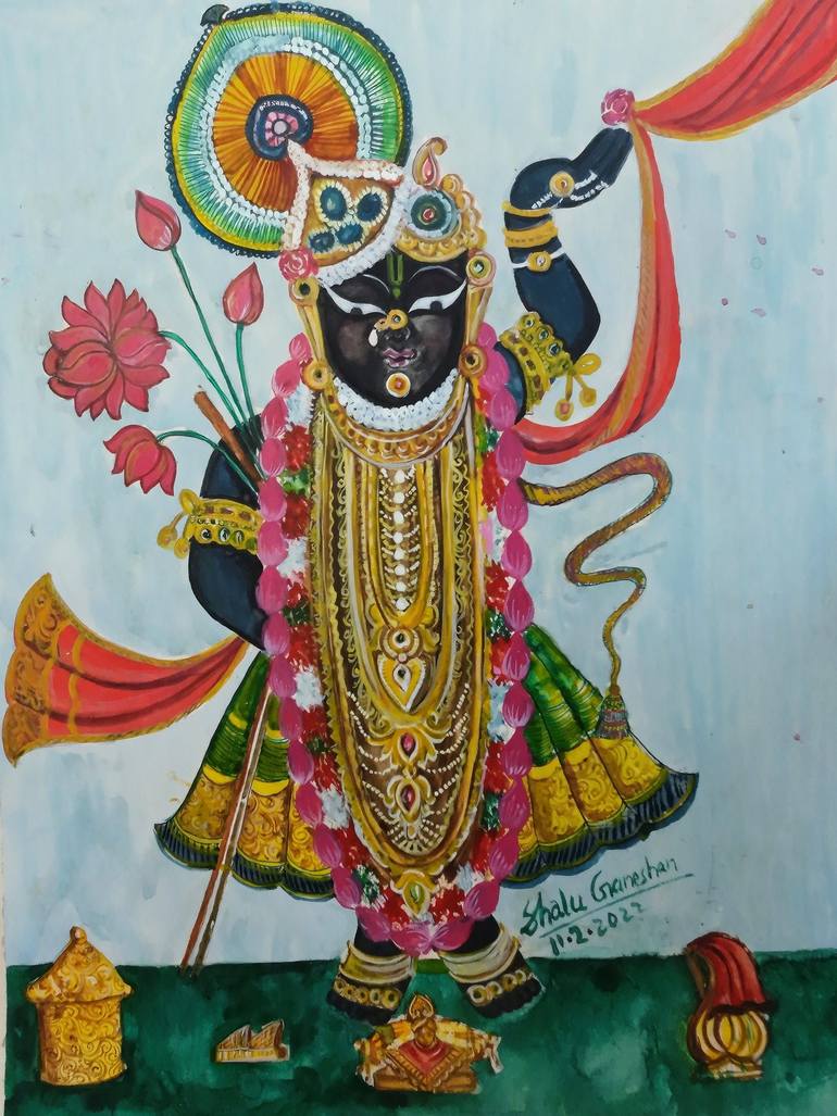 Original Folk Classical Mythology Paintings by Shalu Ganeshan