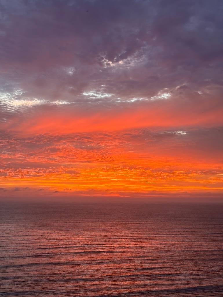 Original Nature Photography by Nelly Flores | Photorealism Art on Canvas | Sunset of the new year