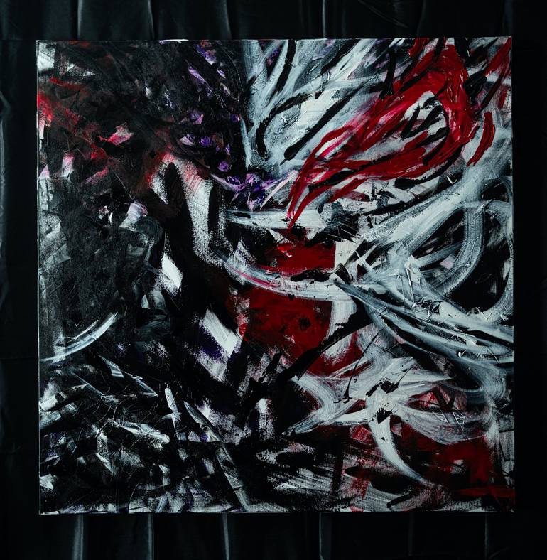 Original Abstract Expressionism Abstract Paintings by Tredarkz Artz