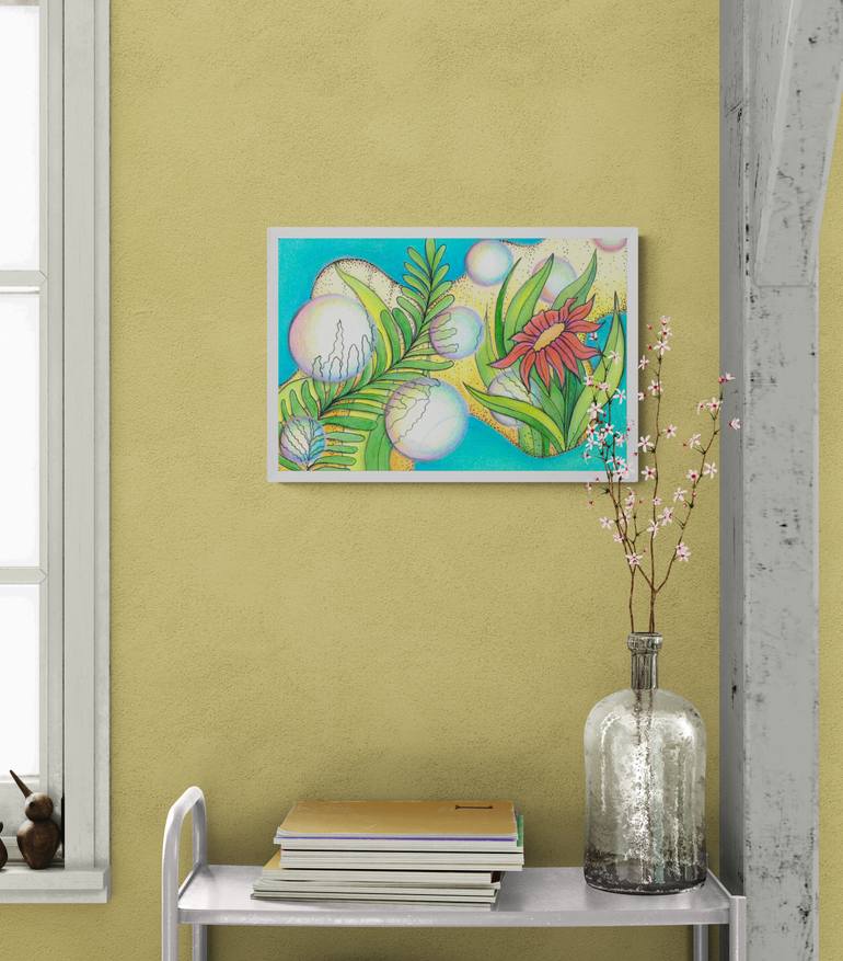 Original Conceptual Botanic Drawing by Alcubo Atelier