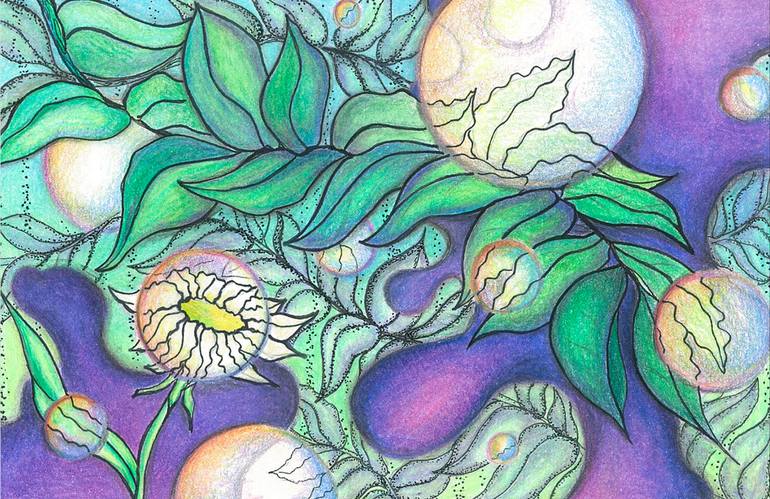 Original Conceptual Nature Drawing by Alcubo Atelier