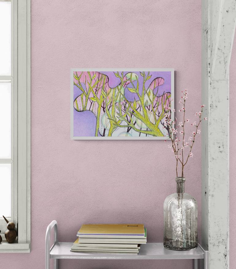 Original Conceptual Nature Drawing by Alcubo Atelier