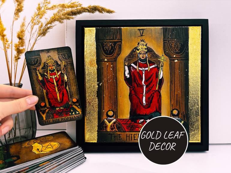 Original Symbolism Religion Painting by Tetiana Tolkachova