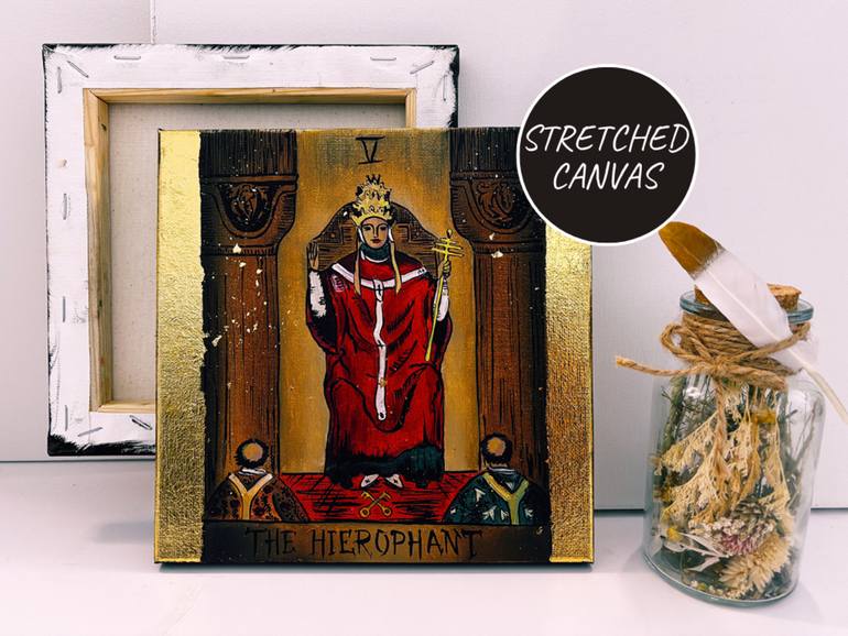 Original Symbolism Religion Painting by Tetiana Tolkachova