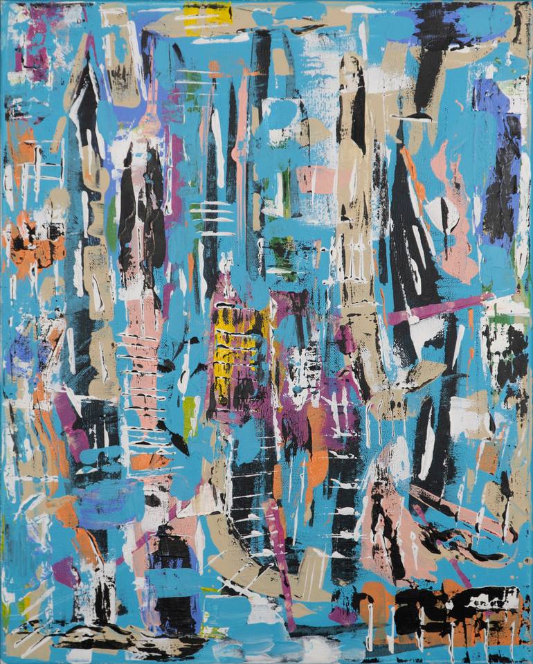 Original Expressionism Abstract Painting by Elisa Rodgers