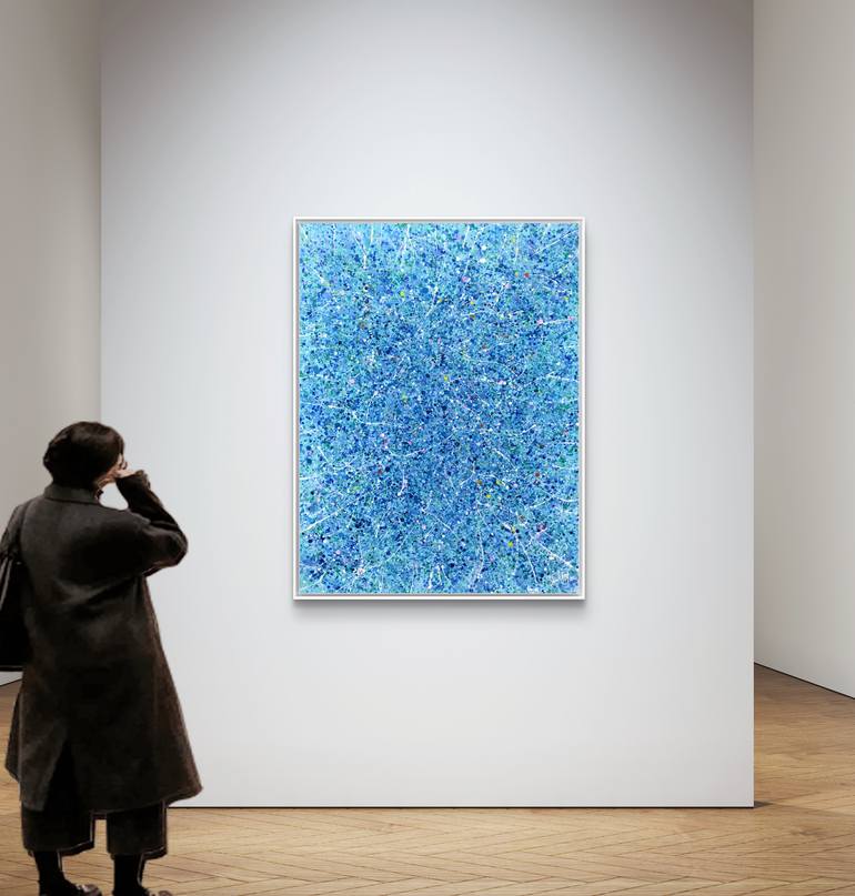 Original Abstract Expressionism Abstract Painting by Yinel Chong  - Yc Psyart