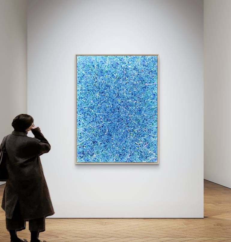 Original Abstract Expressionism Abstract Painting by Yinel Chong  - Yc Psyart