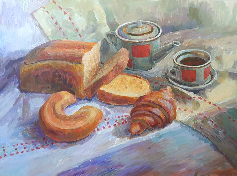Original Realism Still Life Painting by Anastasiia Asp