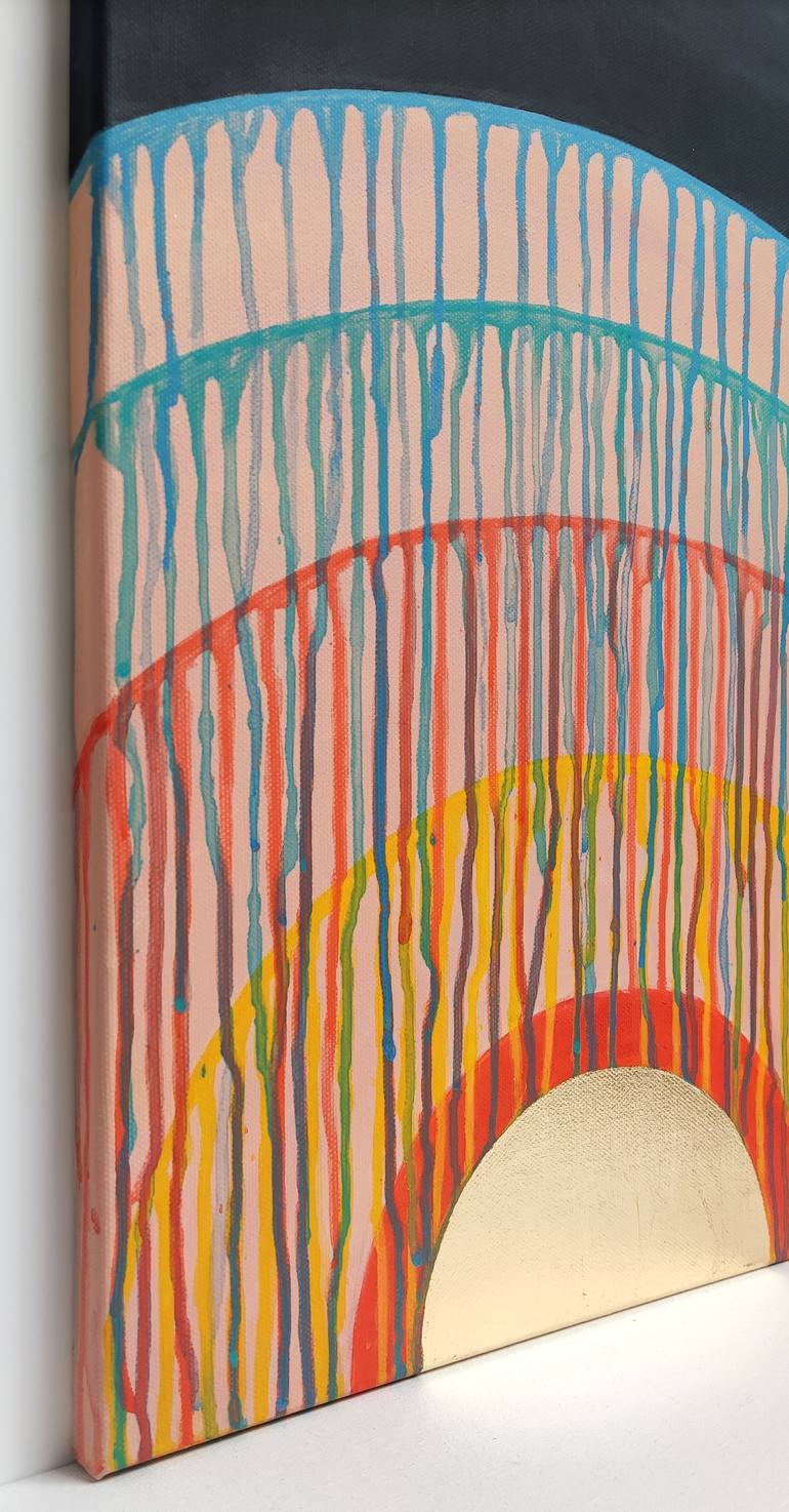 Original Contemporary Outer Space Painting by Olga G O'Rourke
