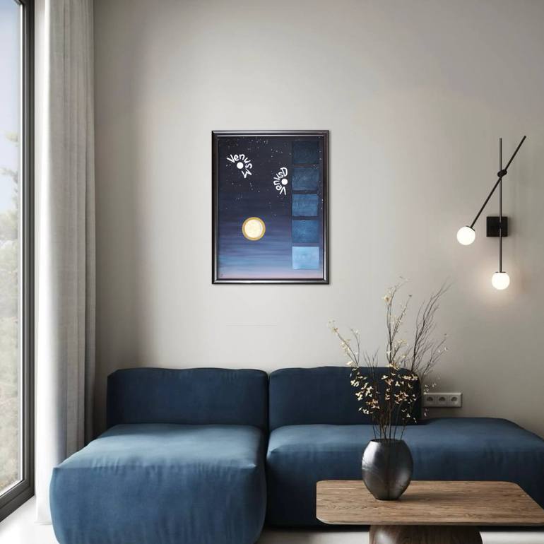 Original Contemporary Outer Space Mixed Media by Olga G O'Rourke