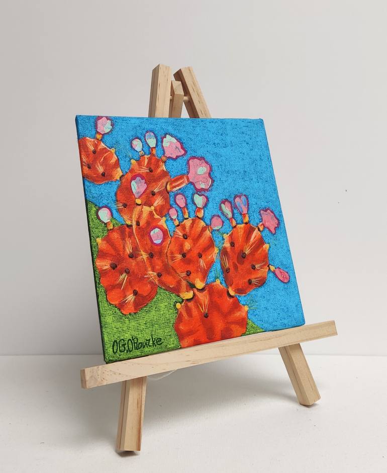 Original Contemporary Botanic Mixed Media by Olga G O'Rourke